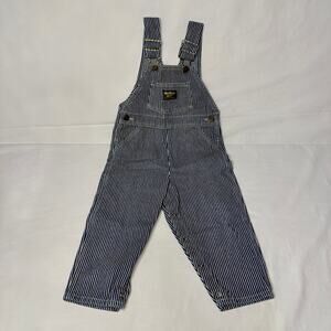 VTG OshKosh B’Gosh Overalls 5T Blue Striped